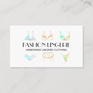 Girly Underwear Lingerie Clothing Shop Visitenkarte