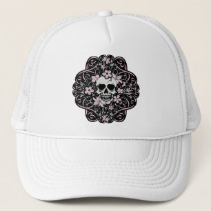 Girly Vintag Skull Truckerkappe