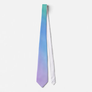 Girly weicher Regenbogen-Himmel Krawatte