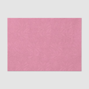 Giro fuschia pinkfarbene französische Blumenspitze Seidenpapier