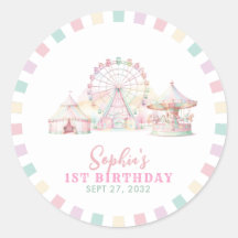 Giro Niedlich Pastel Karneval Circus Kindergeburts