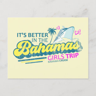 Girp Trip Bahamas Carte postale Voyage croisière