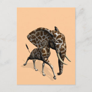 Girphant oder Eleffe Postkarte
