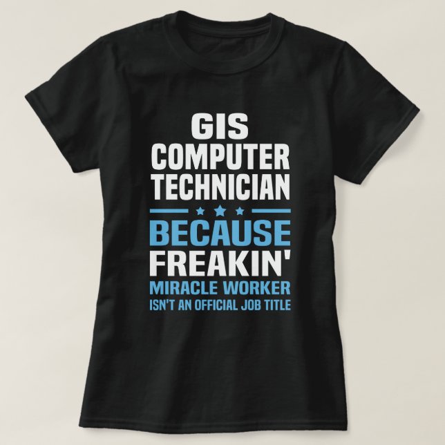 GIS Computertechniker T-Shirt (Design vorne)