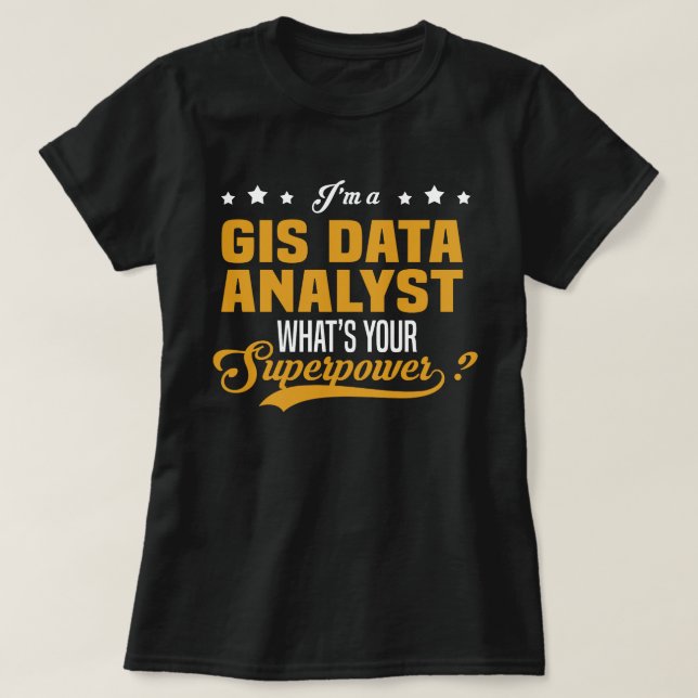 GIS-Datenanalyst T-Shirt (Design vorne)