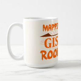 GIS, Geodäsie, Vermessungsingenieur trinkt Kaffeetasse