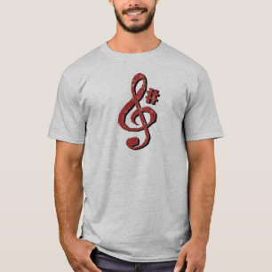 Gis-Musiknoten-T-Shirt T-Shirt