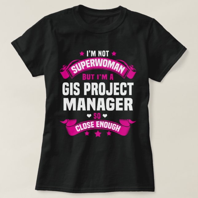 GIS-Projektmanager T-Shirt (Design vorne)