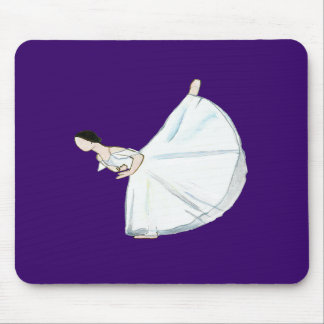 Giselle, Mausunterlage der Taten-II (lila) Mousepad
