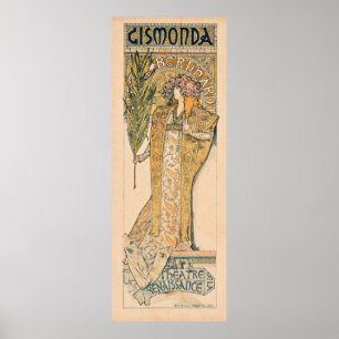Gismonda von Alphonse Mucha Poster