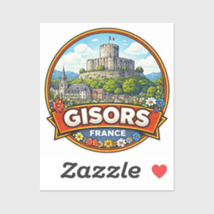 Gisors Frankreich Aufkleber