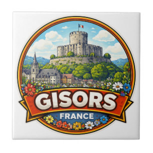 Gisors Frankreich Fliese