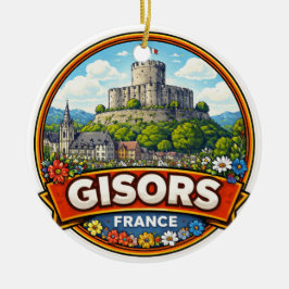 Gisors Frankreich Keramik Ornament