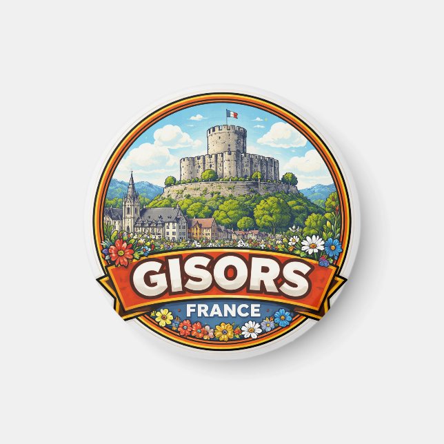 Gisors Frankreich  Magnet (Vorne)
