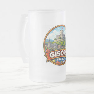 Gisors Frankreich  Mattglas Bierglas