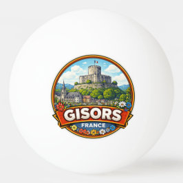 Gisors Frankreich Tischtennisball