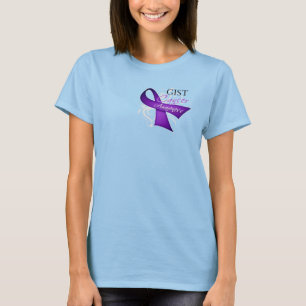 GIST-Krebsbewusstsein Scrollen Sie Band T-Shirt