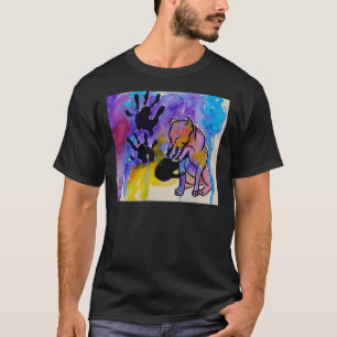 Git Bull Handdruck T-Shirt