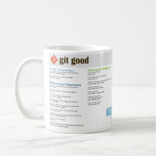 Git Good Git Cheatsheet Tasse