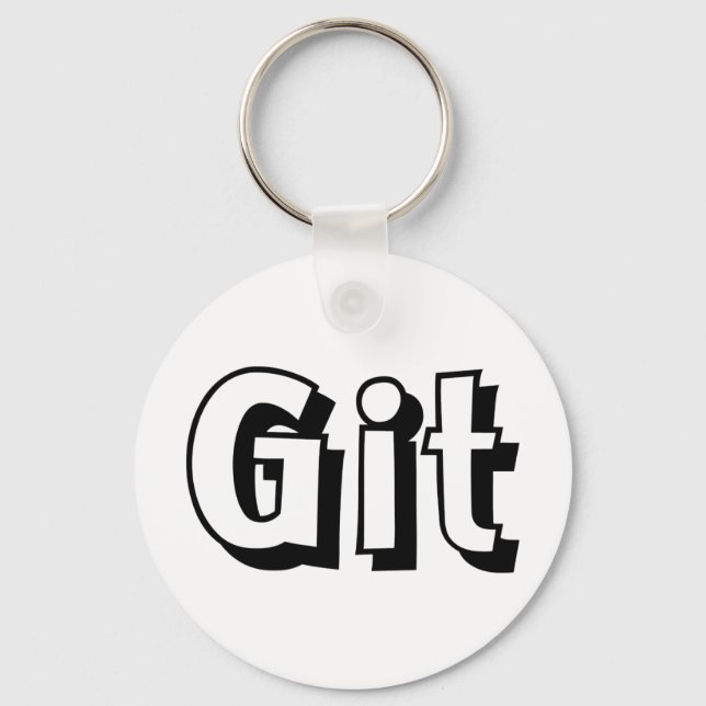 Git Schlüsselanhänger (Vorderseite)
