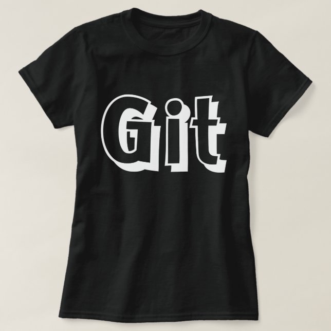 Git T - Shirt (Design vorne)