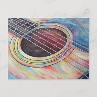 Gitarre 2 postkarte
