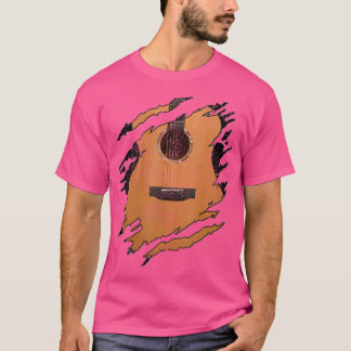 Gitarre - Akustische Musik Gitarrist Musiker Gesch T-Shirt