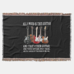 Gitarre Alles, was ich brauche, ist diese Gitarr Decke