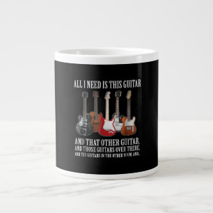 Gitarre Alles, was ich brauche, ist diese Gitarr Jumbo-Tasse