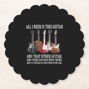 Gitarre   Alles, was ich brauche, ist diese Gitarr Untersetzer