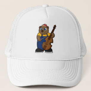 Gitarre als Musiker Truckerkappe