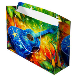 Gitarre Art Große Geschenktüte