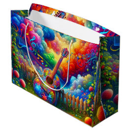 Gitarre Art Große Geschenktüte