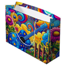 Gitarre Art Große Geschenktüte