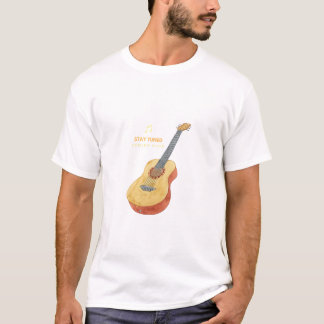 Gitarre Bleibe T-Shirt