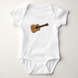 Gitarre-Cartoon Baby Strampler