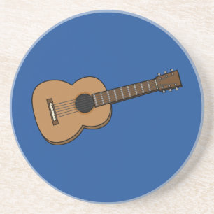 Gitarre-Cartoon Getränkeuntersetzer