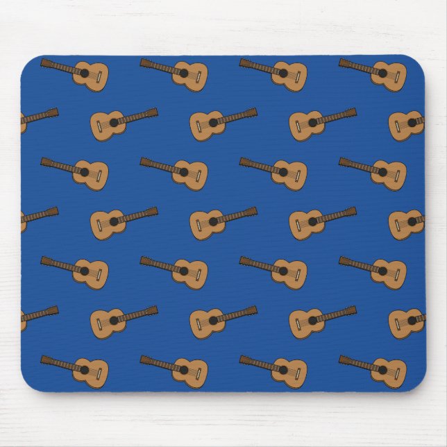 Gitarre-Cartoon Mousepad (Vorne)
