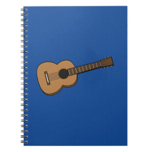 Gitarre-Cartoon Notizblock