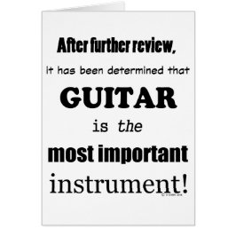 Gitarre das wichtigste Instrument