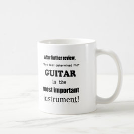 Gitarre das wichtigste Instrument Kaffeetasse