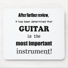 Gitarre das wichtigste Instrument Mousepad