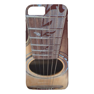 Gitarre dunkelbraunes Handy Case