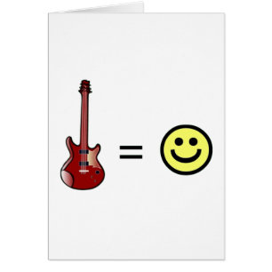 Gitarre entspricht Glück