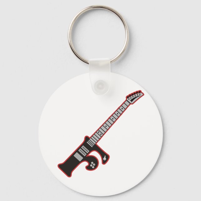 Gitarre F Schlüsselanhänger (Vorderseite)