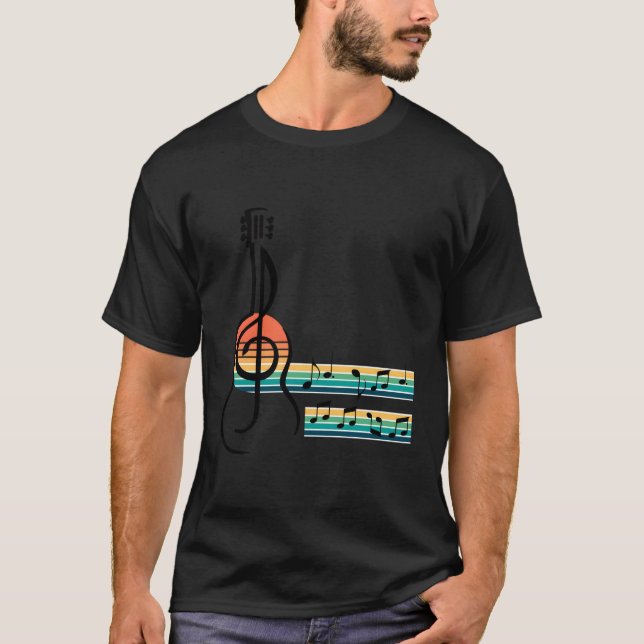 Gitarre für Gitarrist, Musiker oder Gitarre T-Shirt (Vorderseite)