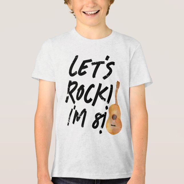 Gitarre Geburtstagsparty T - Shirt (Vorderseite)