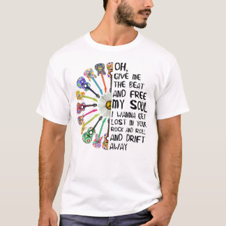 Gitarre gib mir den Beat und befreite mein Soul Hi T-Shirt