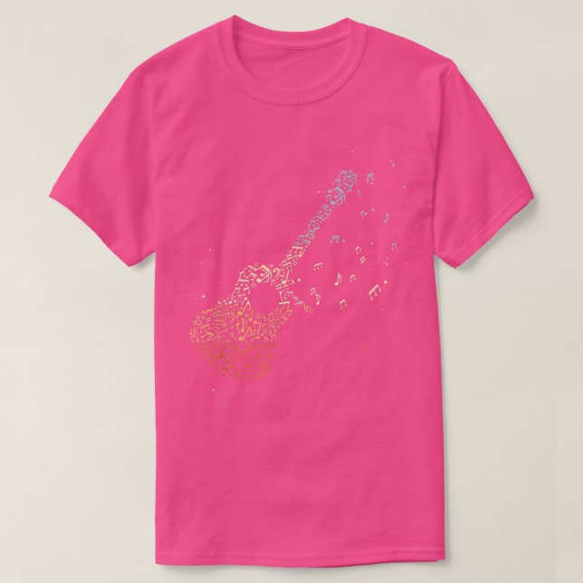 Gitarre Gifts Men Musiknotens Gitarrist Musiker Mu T-Shirt (Design vorne)