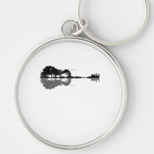 Gitarre-Gitarre-Natur Est Musik Bass Gitarrist Schlüsselanhänger
